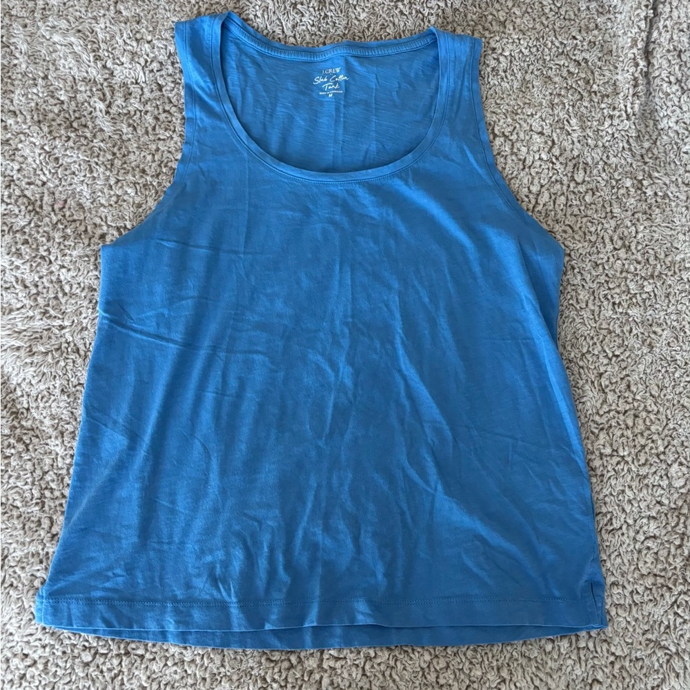 J. Crew Blue Tank Top Essential